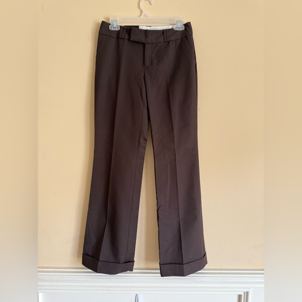 Banana Republic Black Trousers Classic Tailored Jackson fit pants‎ Sz 2R